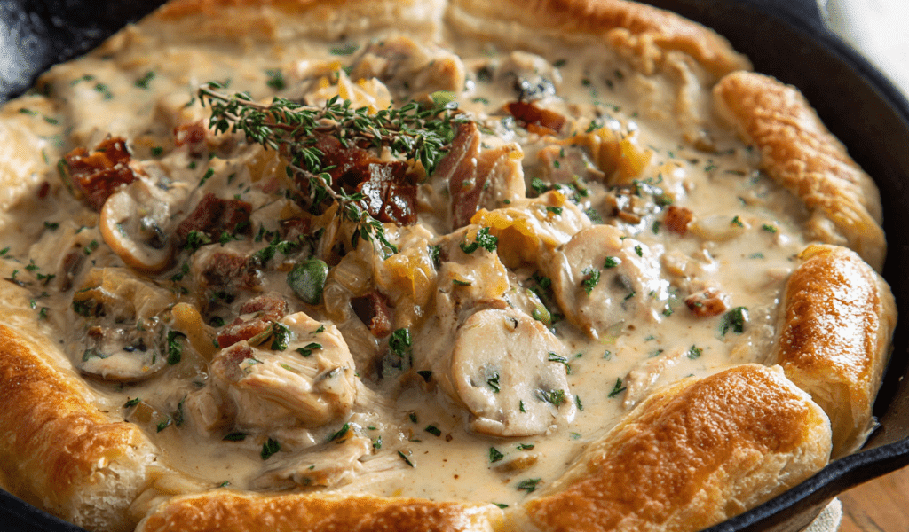 Chicken Pot Pie Skillet
