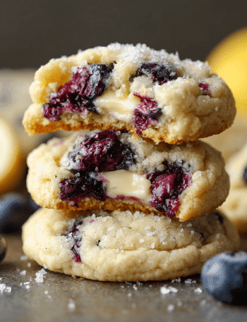 Blueberry Lemon Cheesecake Cookies