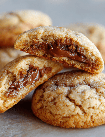Christmas Nutella-Stuffed Cookies