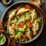 Gyoza Soup (Japanese Dumpling Soup)