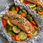 Salmon & Veggie Foil Packets