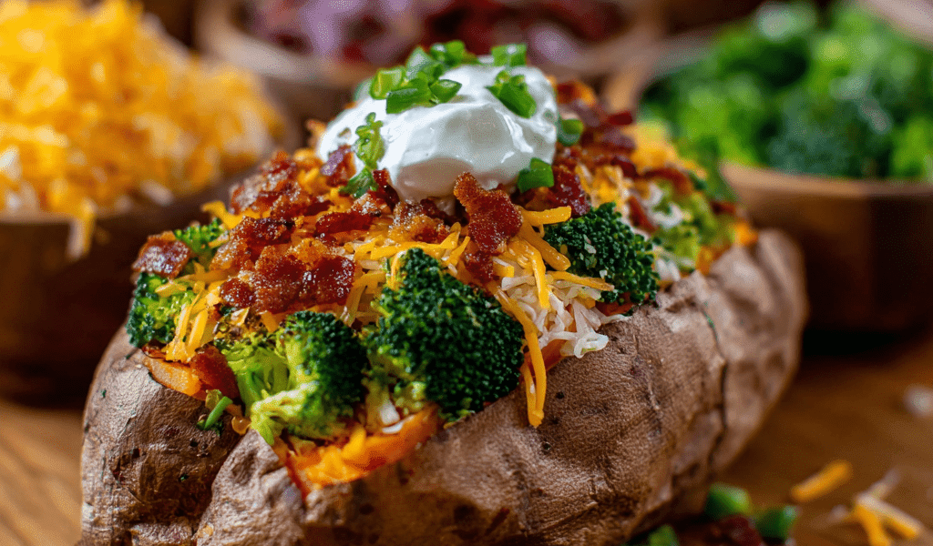 Loaded Baked Sweet Potato Bar