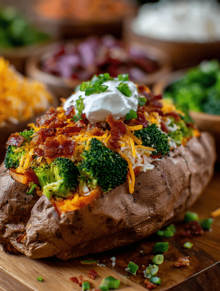 Loaded Baked Sweet Potato Bar