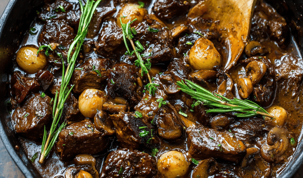 Balsamic Rosemary Beef Tips