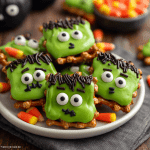 Frankenstein Halloween Pretzels