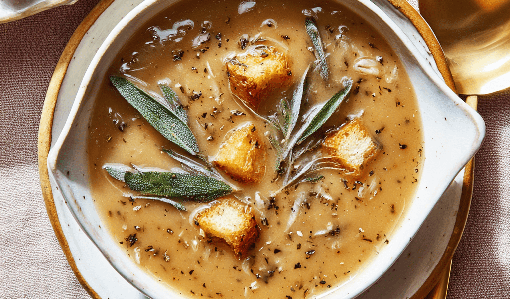 Make-Ahead Cider & Sage Gravy