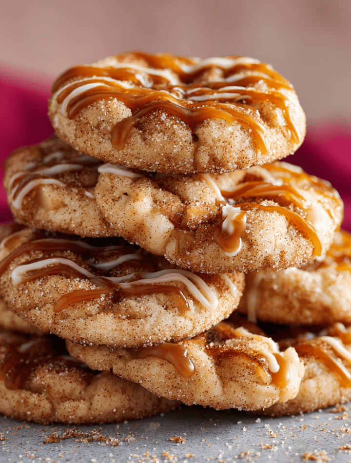 Apple Pie Snickerdoodle Cookies