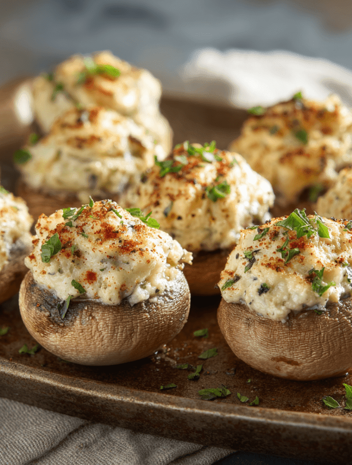 Mouth-Watering Stuffed Mushrooms