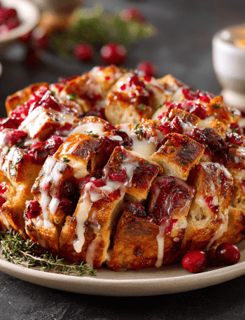 Cranberry Brie Pull-Apart Bread