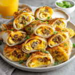 Sausage Egg Breakfast Roll-Ups