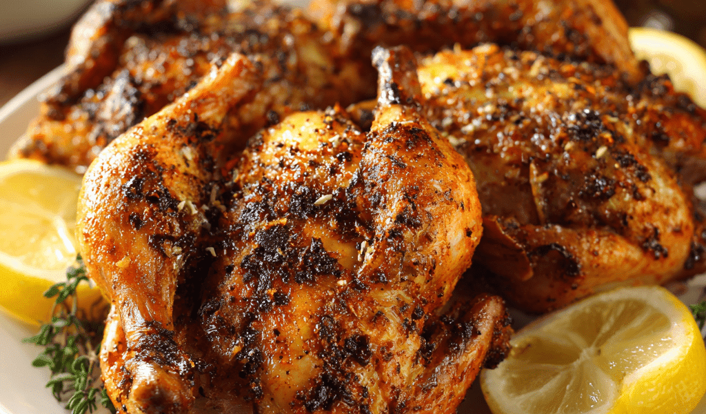 Cajun Roasted Cornish Hens