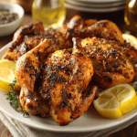 Cajun Roasted Cornish Hens