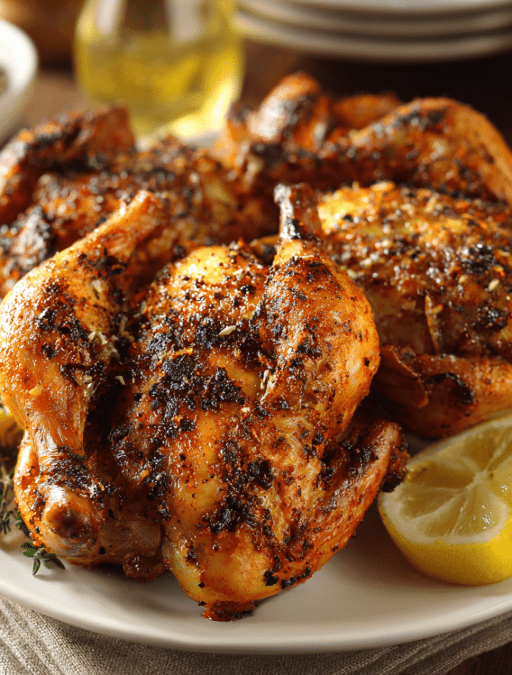 Cajun Roasted Cornish Hens