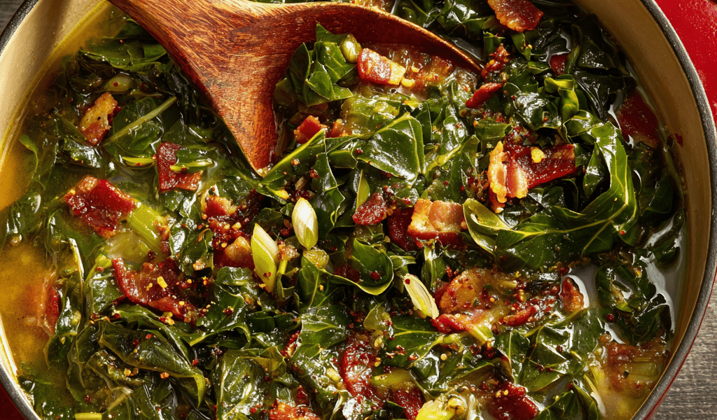 Southern-Style Collard Greens with Bacon