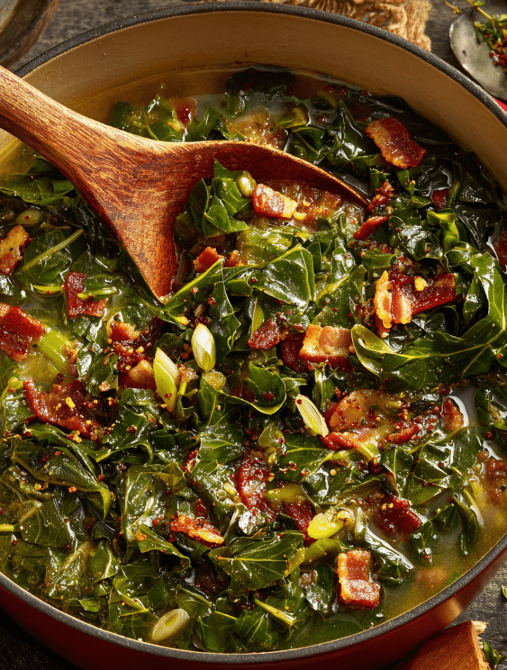 Southern-Style Collard Greens with Bacon