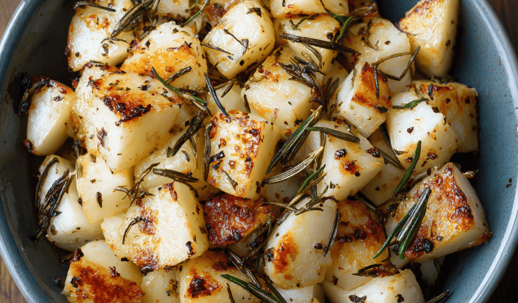 Roasted Turnips with Rosemary