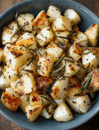 Roasted Turnips with Rosemary