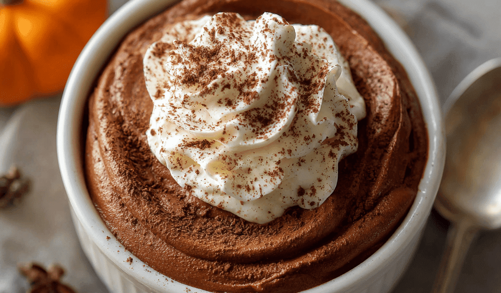 Keto Chocolate Pumpkin Mousse
