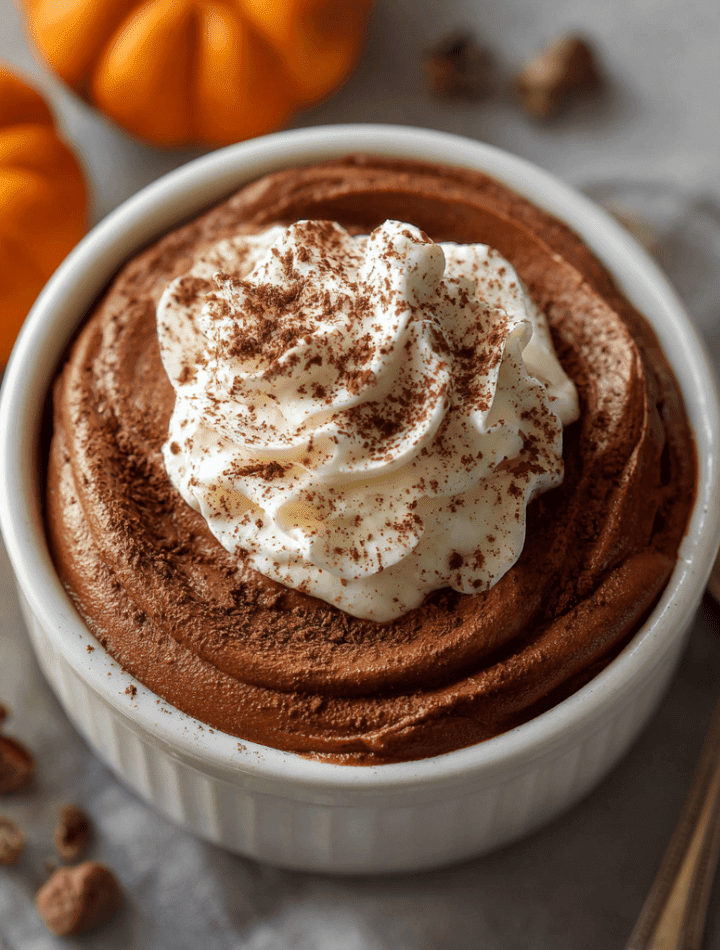 Keto Chocolate Pumpkin Mousse
