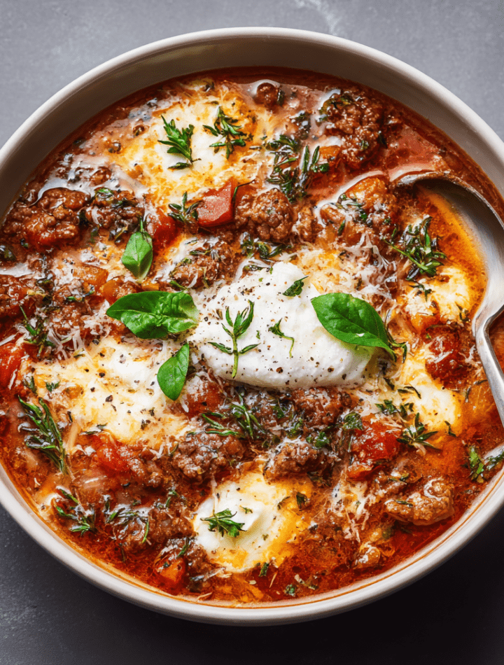Keto Lasagna Soup
