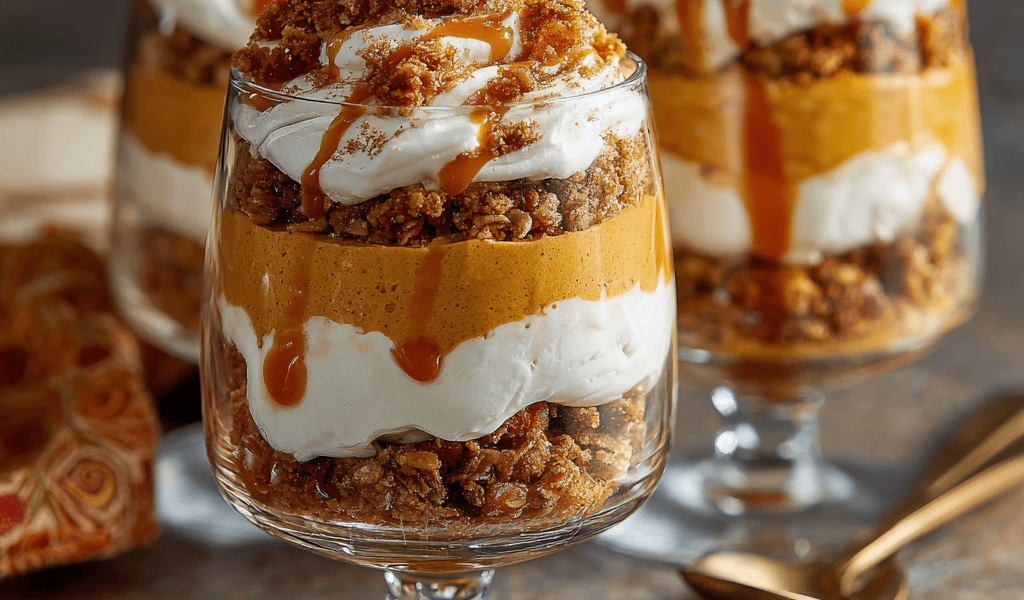 Pumpkin Cheesecake Parfaits