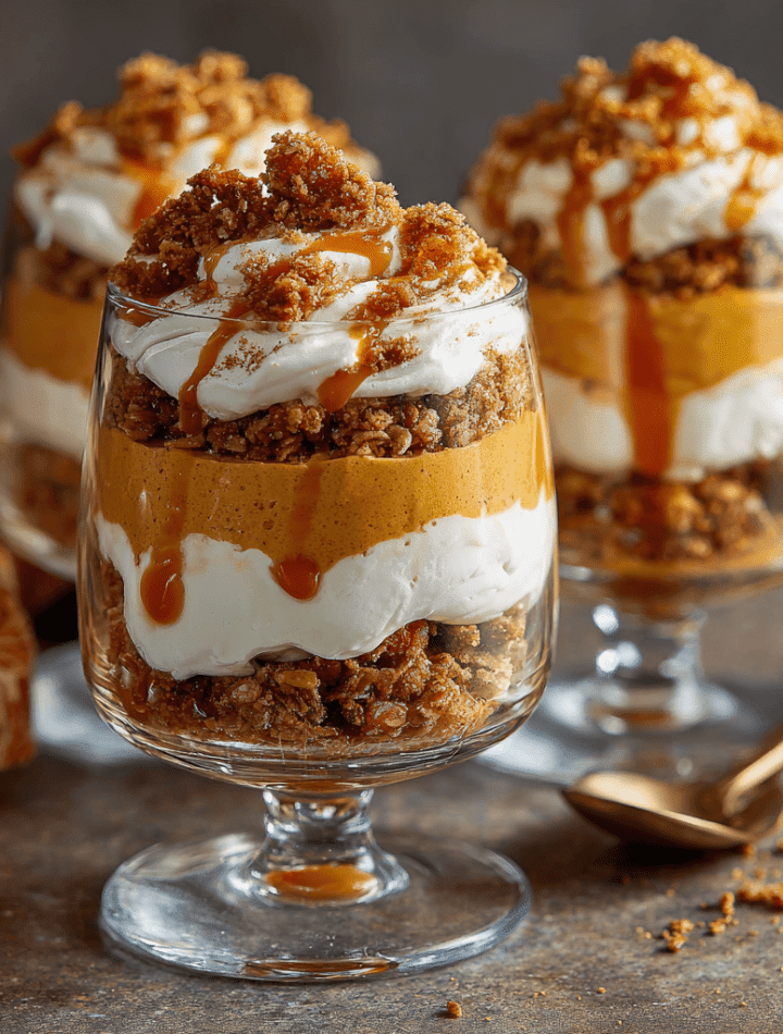 Pumpkin Cheesecake Parfaits