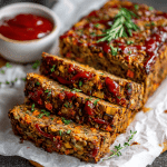 Savory Vegetarian Lentil Loaf