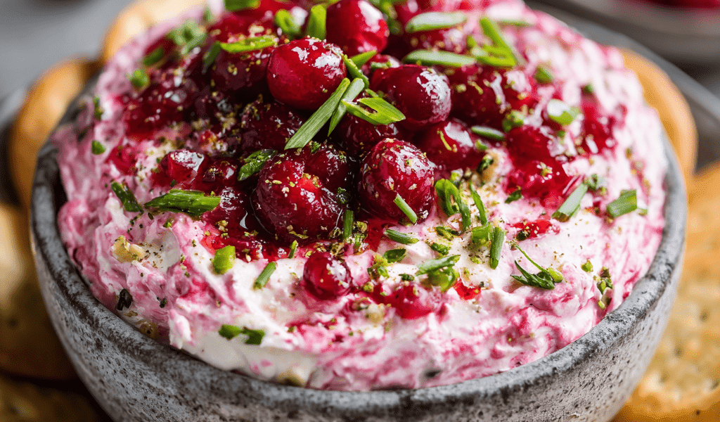 Cranberry Jalapeño Cream Cheese Dip