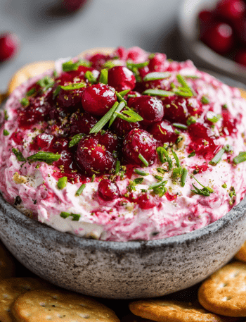 Cranberry Jalapeño Cream Cheese Dip