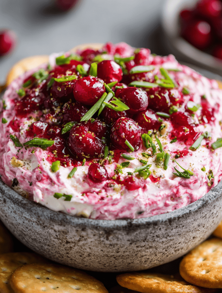 Cranberry Jalapeño Cream Cheese Dip