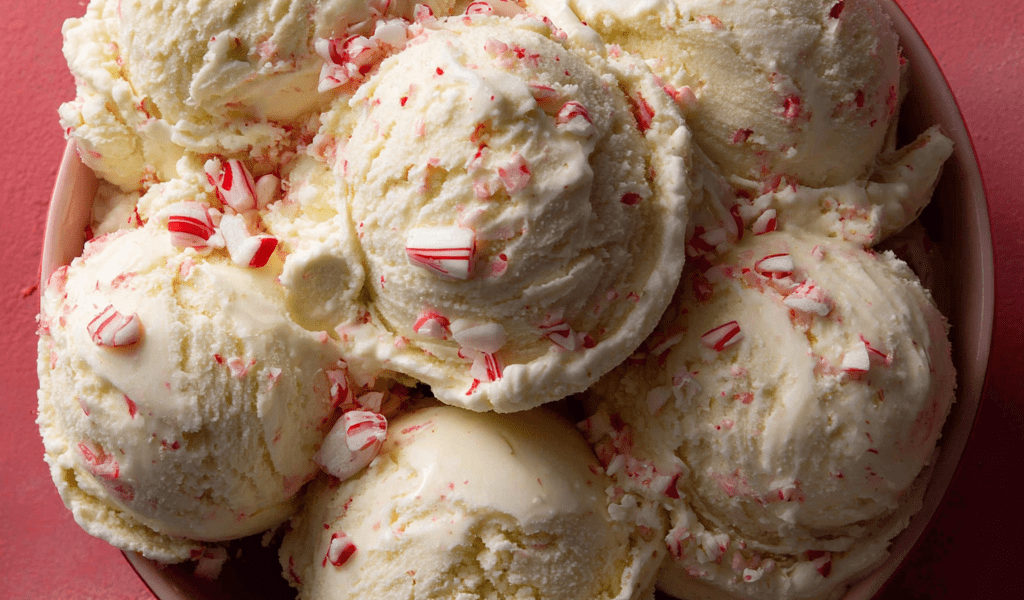 Creamy Peppermint Ice Cream