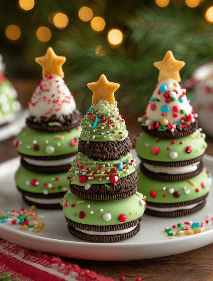 Christmas Tree Oreo Pops