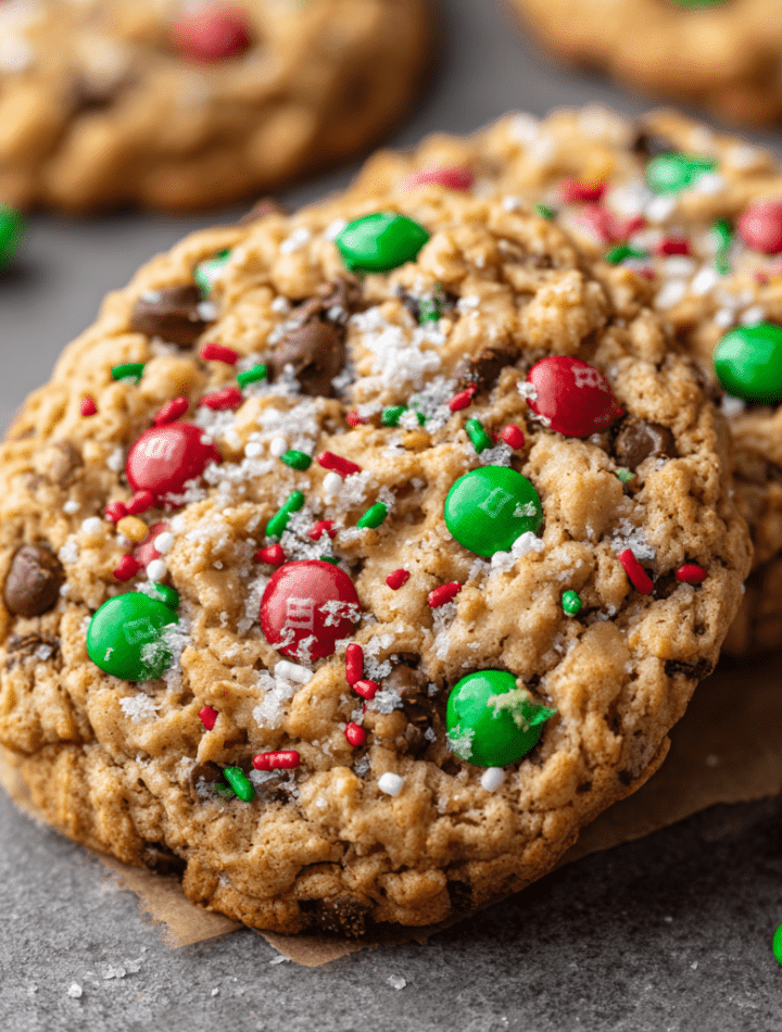 Christmas Monster Cookies