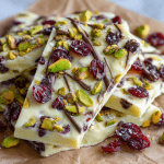 Christmas Cranberry Pistachio Bark