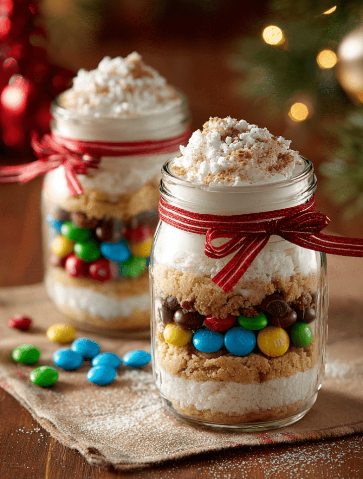 Holiday Mason Jar Cookies