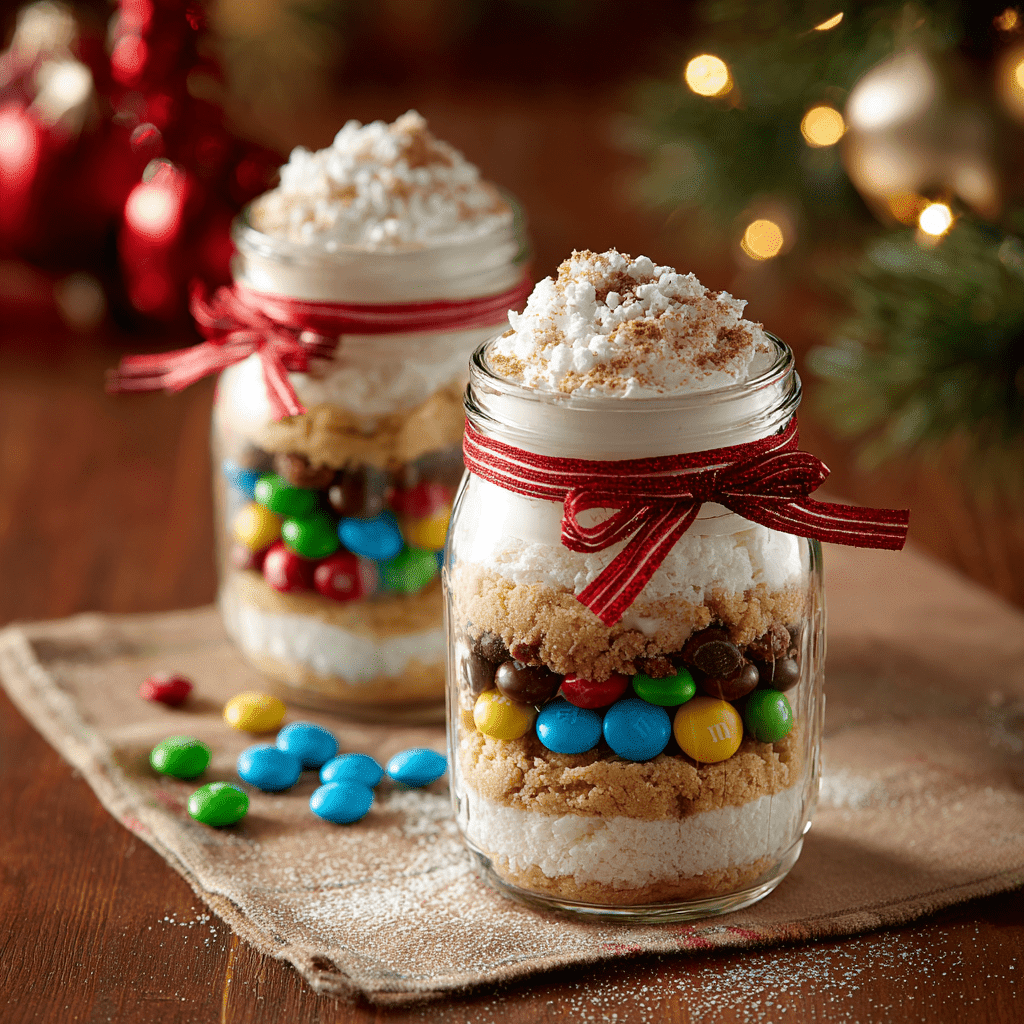 Holiday Mason Jar Cookies