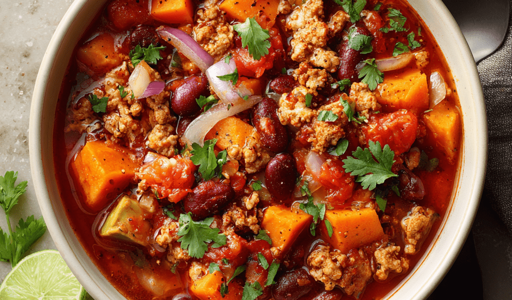 Turkey & Sweet Potato Chili