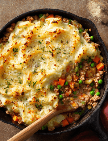 Turkey Shepherd’s Pie with Mashed Potato Topping
