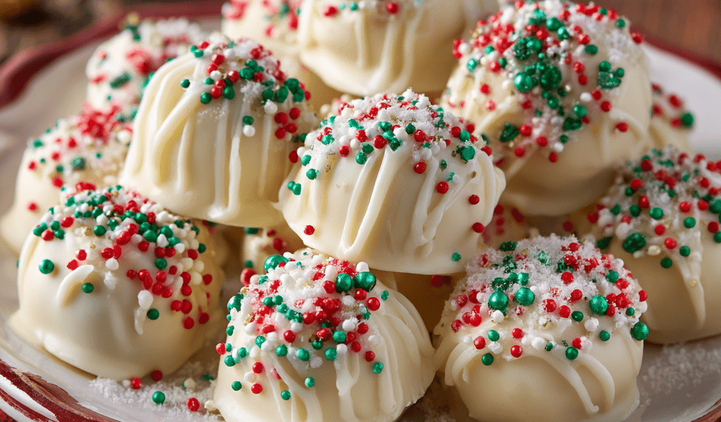 Easy Peanut Butter Christmas Truffles Recipe