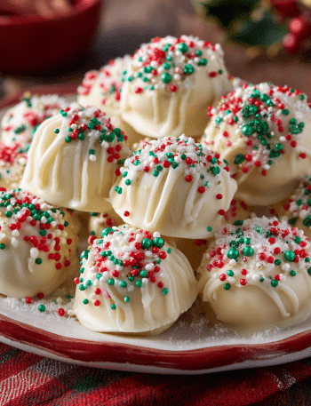 Easy Peanut Butter Christmas Truffles Recipe