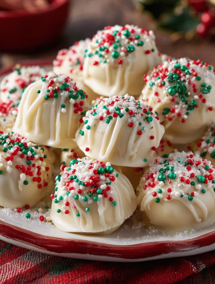 Easy Peanut Butter Christmas Truffles Recipe