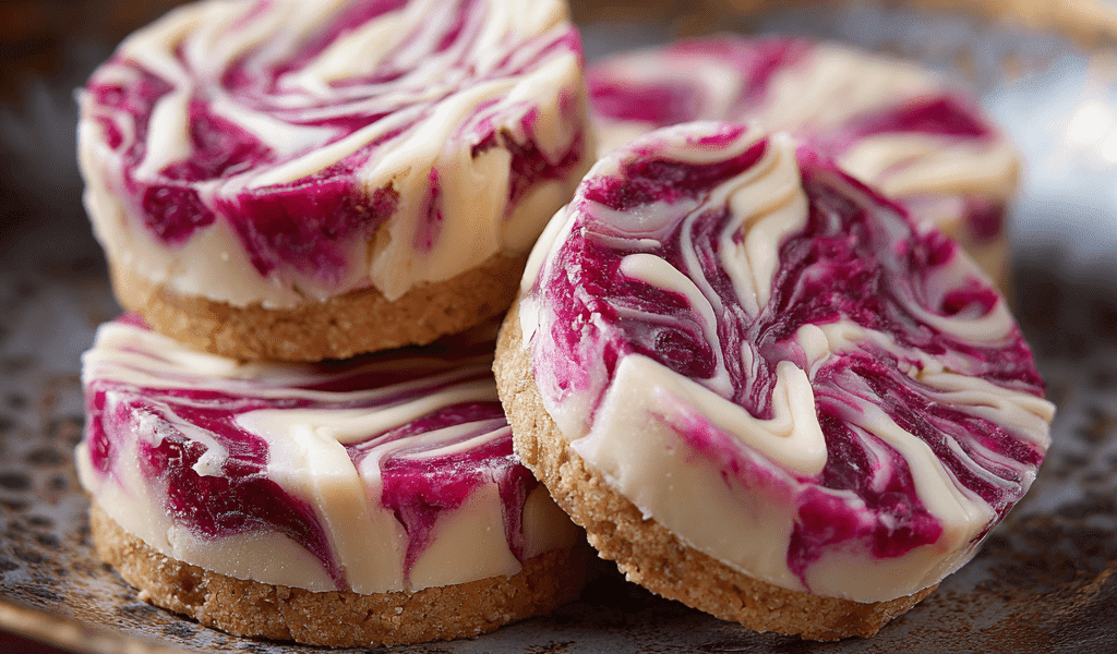No-Bake Raspberry Cookies