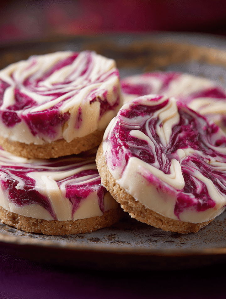 No-Bake Raspberry Cookies