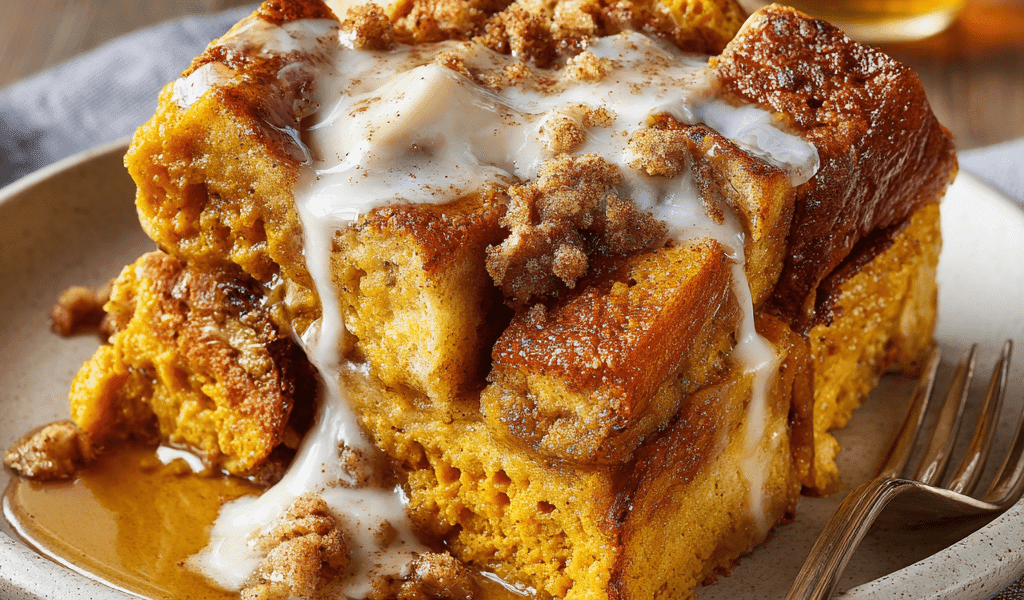Pumpkin French Toast Casserole