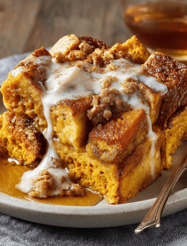 Pumpkin French Toast Casserole