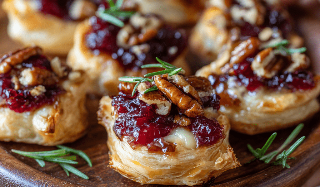 Baked Cranberry Brie Bites