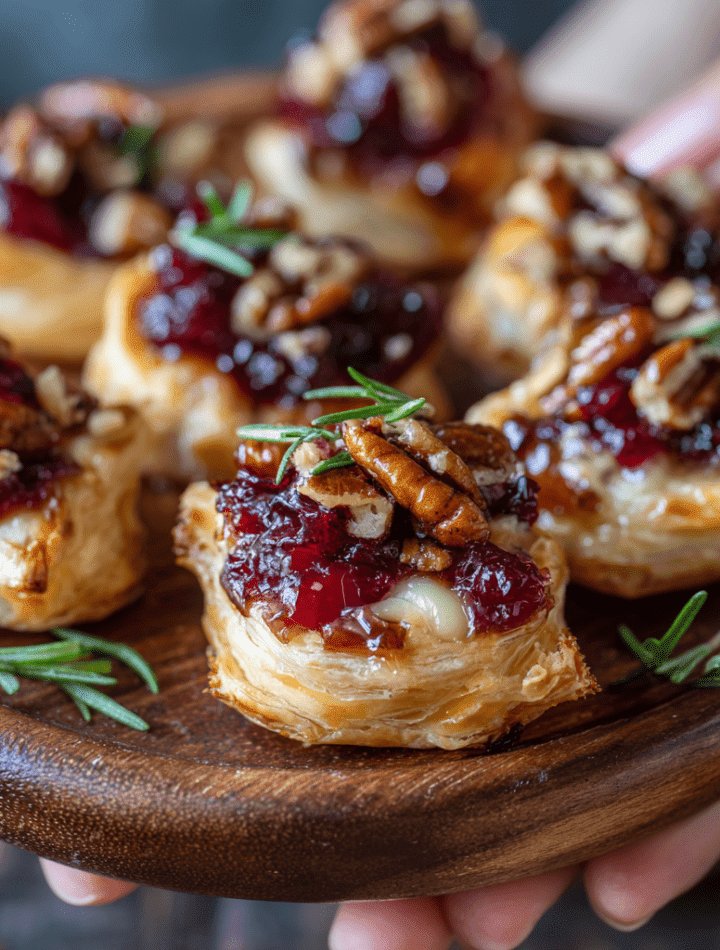 Baked Cranberry Brie Bites