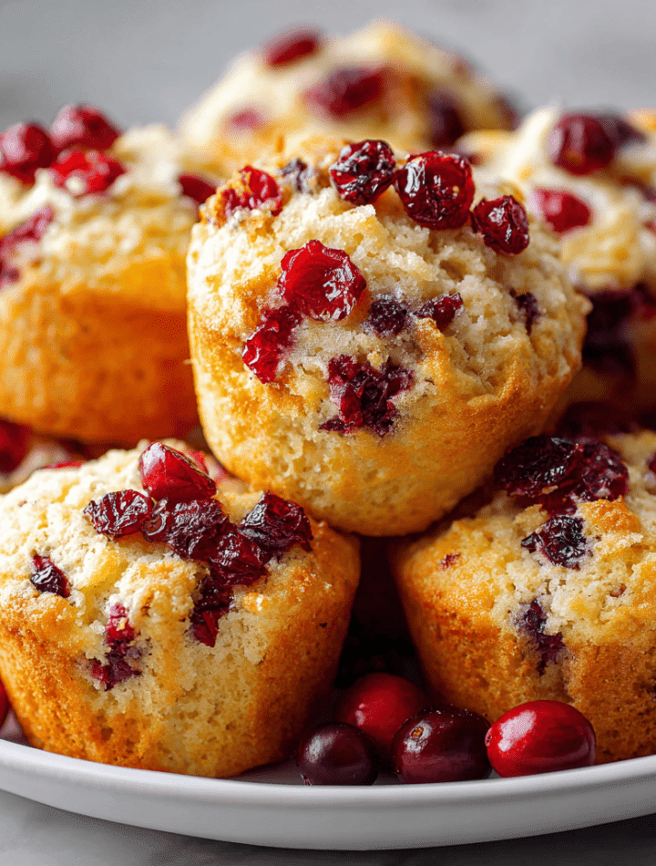 Easy Cranberry Orange Muffins