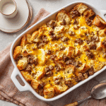 Cheesy Make-Ahead Breakfast Sausage Casserole