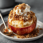 Cheesecake Stuffed Baked Apples